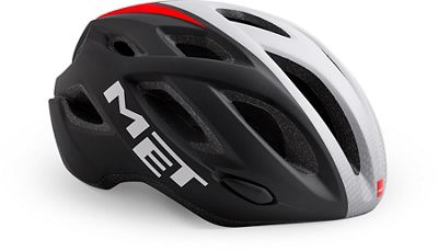 MET Idolo Helmet - Black Shaded White Red - XL, Black Shaded White Red